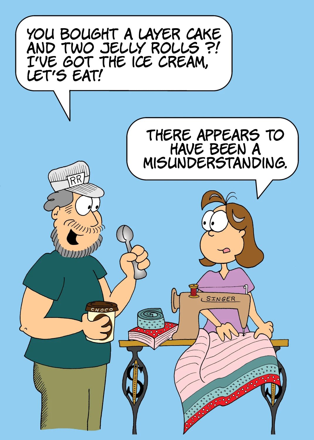 Birthday Greeting Card (BTY006) - Maple Leaf Quilting Company Ltd.