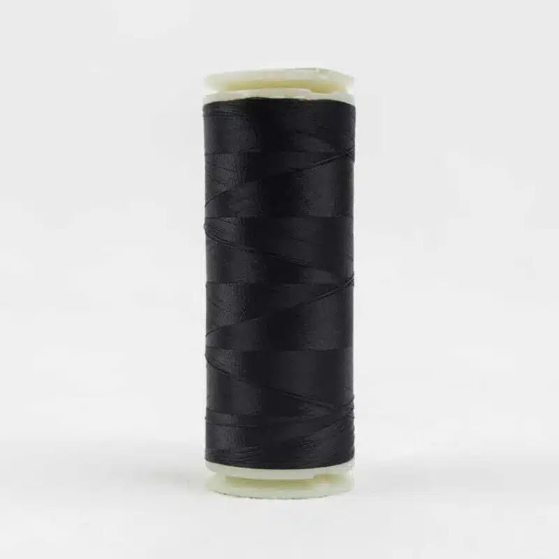 Black - 101 | InvisaFil™ 100wt Invisible Cottonized Polyester Thread (400m/437yd) - Maple Leaf Quilting Company Ltd.