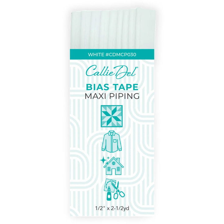 Black and White Bias Tape - Maple Leaf Quilting Company Ltd.