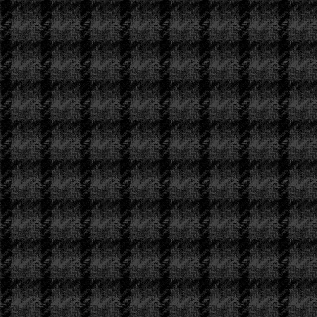 Black Plaid Flannel - 44" Wide (F10897 - J) - Maple Leaf Quilting Company Ltd.