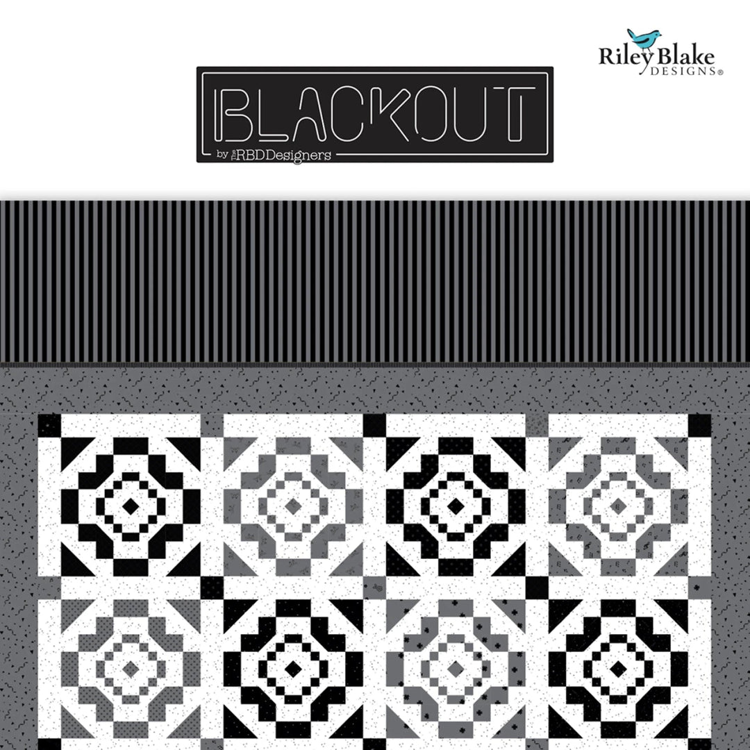 Blackout From Riley Blake Designs | 10in Squares - 42pcs (10 - 16240 - 42) - Maple Leaf Quilting Company Ltd.