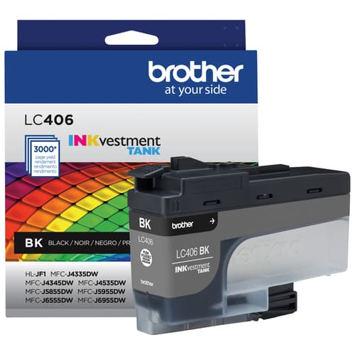 Brother InkVestment Ink Cartridge - Black - Standard Yield