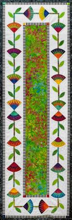 Bloom Miss Daisy Batik Table Runner Kit - Maple Leaf Quilting Company Ltd.