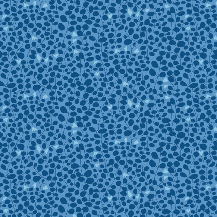 Blooming Color 2 Blue Fat Quarter Bundle | Fat Quarter Package 5pcs (FQBC2BX - BLU) - Maple Leaf Quilting Company Ltd.