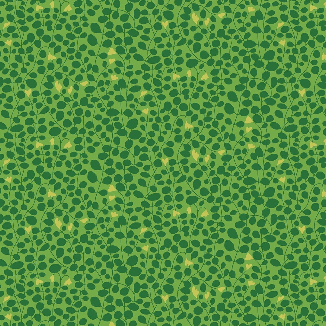 Blooming Color 2 Green Fat Quarter Bundle | Fat Quarter Package 6pcs (FQBC2BX - GRE) - Maple Leaf Quilting Company Ltd.