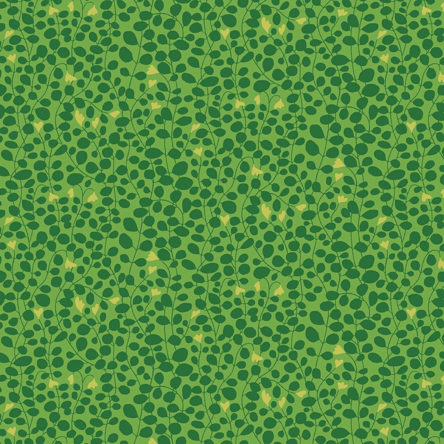 Blooming Color 2 Green Fat Quarter Bundle | Fat Quarter Package 6pcs (FQBC2BX - GRE) - Maple Leaf Quilting Company Ltd.
