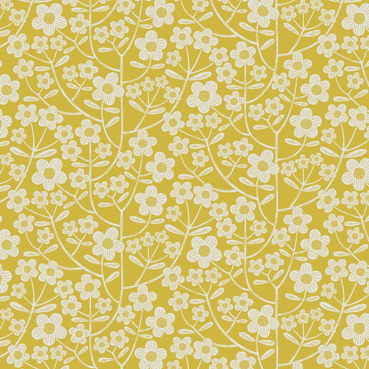 Blooming Color 2 Yellow Fat Quarter Bundle | Fat Quarter Package 5pcs (FQBC2BX - Yel) - Maple Leaf Quilting Company Ltd.