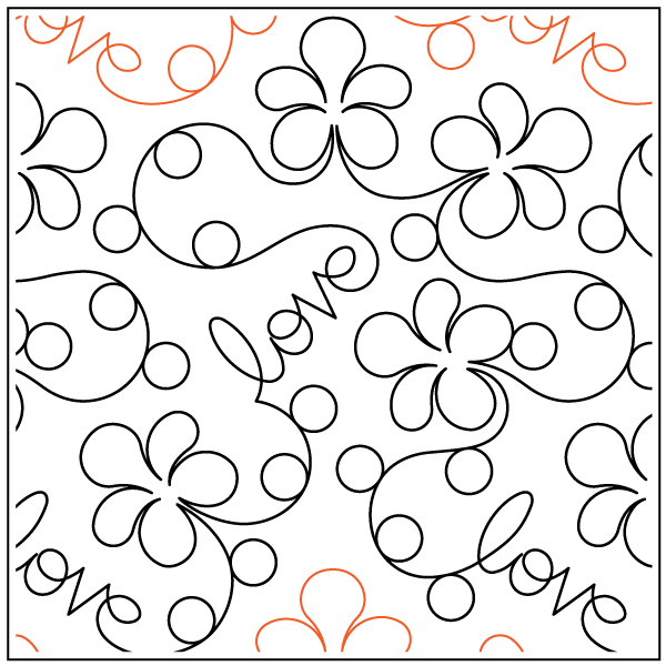 Blooming Love – 12” Paper Pantograph