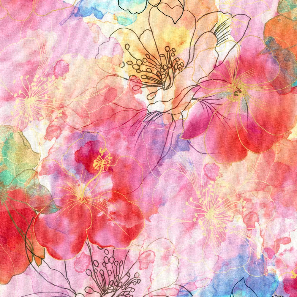 Blossom from Robert Kaufman | 108” Cotton (SRKDX22687106) - Sold in UNITS of 1/4 metre - Maple Leaf Quilting Company Ltd.