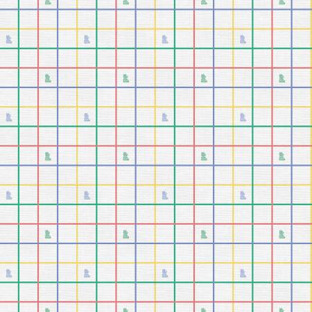 Blue Bear Grid 118" Cotton (183 - 25231) – Sold in UNITS of ¼ metre - Maple Leaf Quilting Company Ltd.