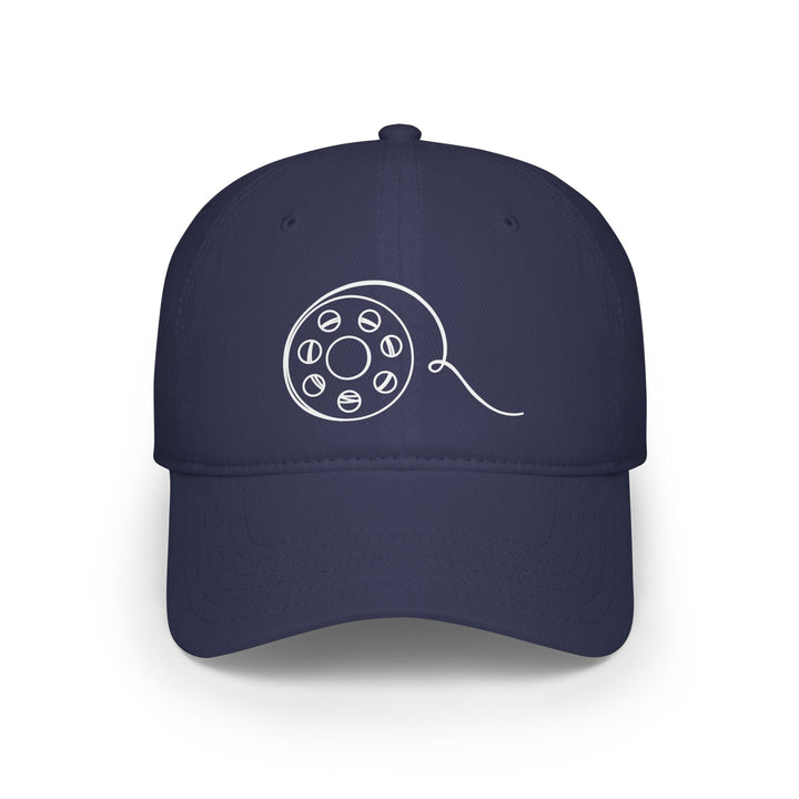 'Bobbin' - Low Profile Baseball Cap with Reel Design | Perfect for Quilt Retreats and Crazy Hair Days - Maple Leaf Quilting Company Ltd.