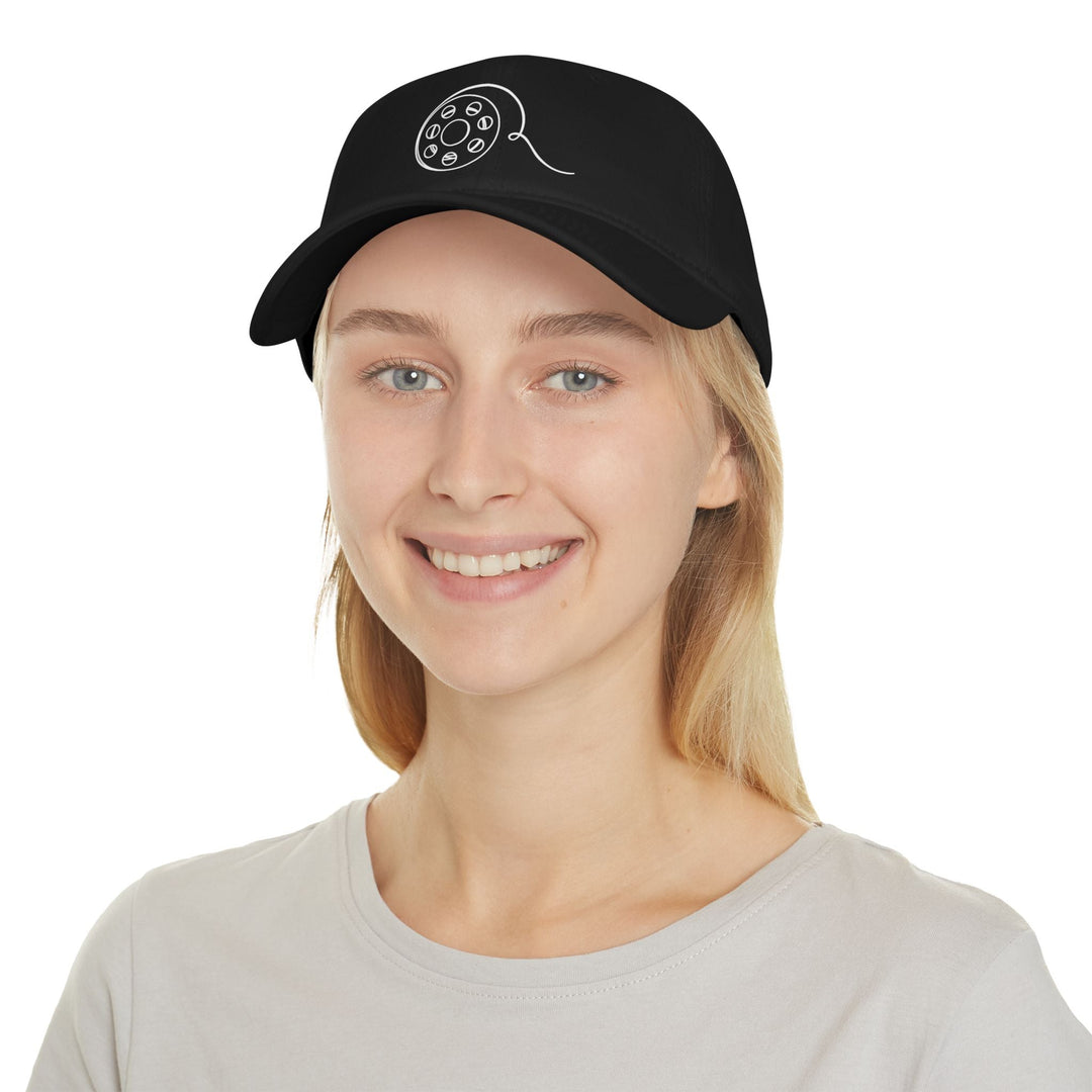 'Bobbin' - Low Profile Baseball Cap with Reel Design | Perfect for Quilt Retreats and Crazy Hair Days - Maple Leaf Quilting Company Ltd.