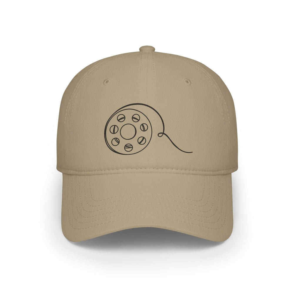 'Bobbin' - Low Profile Baseball Cap with Reel Design | Perfect for Quilt Retreats and Crazy Hair Days - Maple Leaf Quilting Company Ltd.