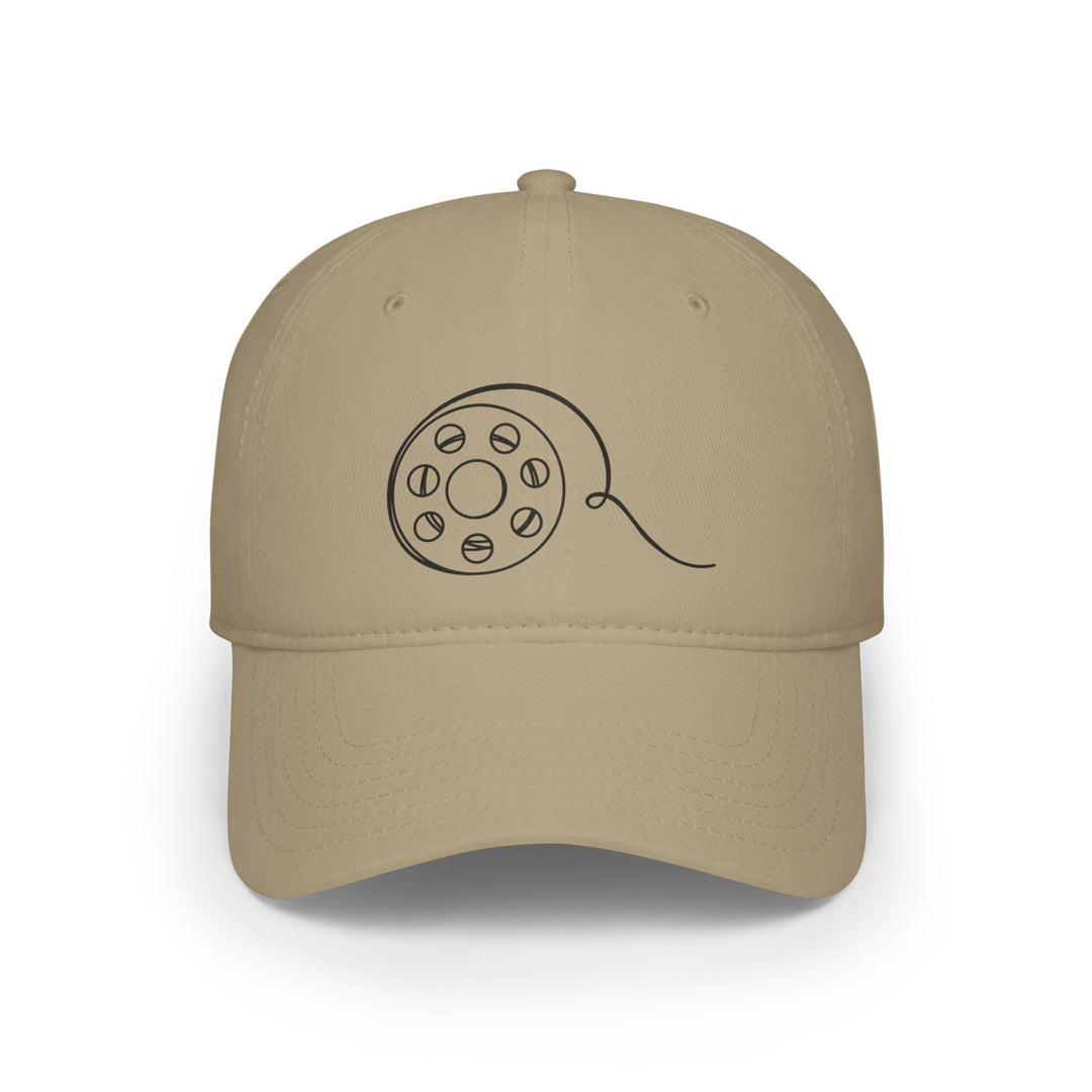 'Bobbin' - Low Profile Baseball Cap with Reel Design | Perfect for Quilt Retreats and Crazy Hair Days - Maple Leaf Quilting Company Ltd.