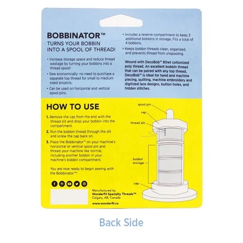 BOBBINATOR ™ (Beige) - Maple Leaf Quilting Company Ltd.