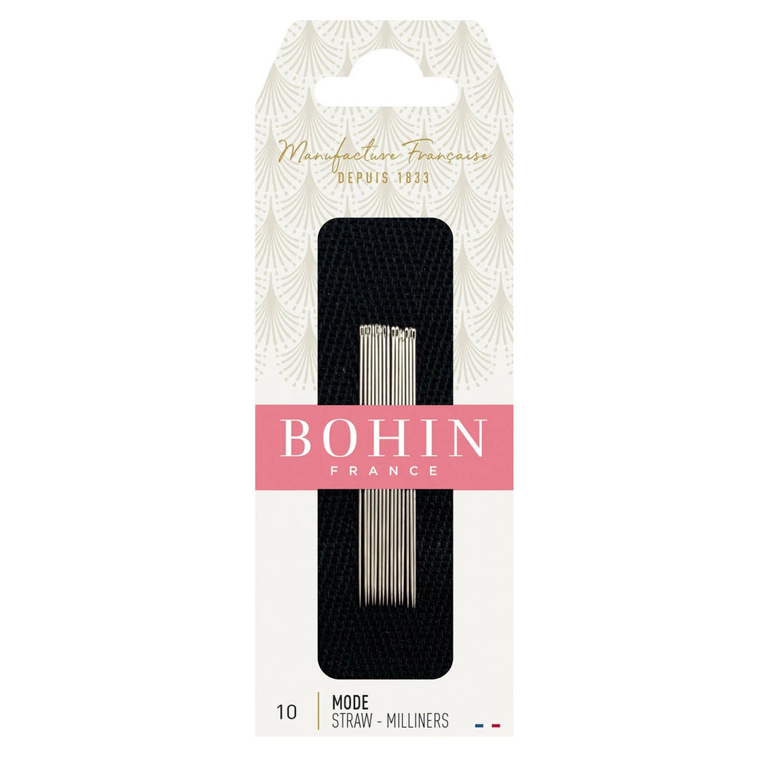 Bohin Milliners Needles | Size No. 10 x 15pc. (BOH00622) - Maple Leaf Quilting Company Ltd.