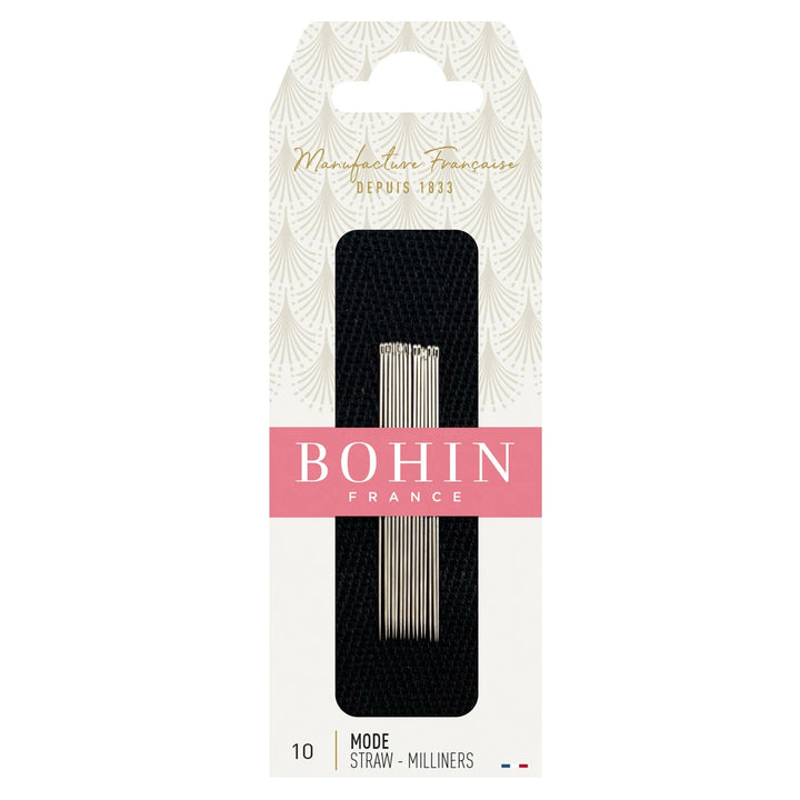 Bohin Milliners Needles | Size No. 10 x 15pc. (BOH00622) - Maple Leaf Quilting Company Ltd.