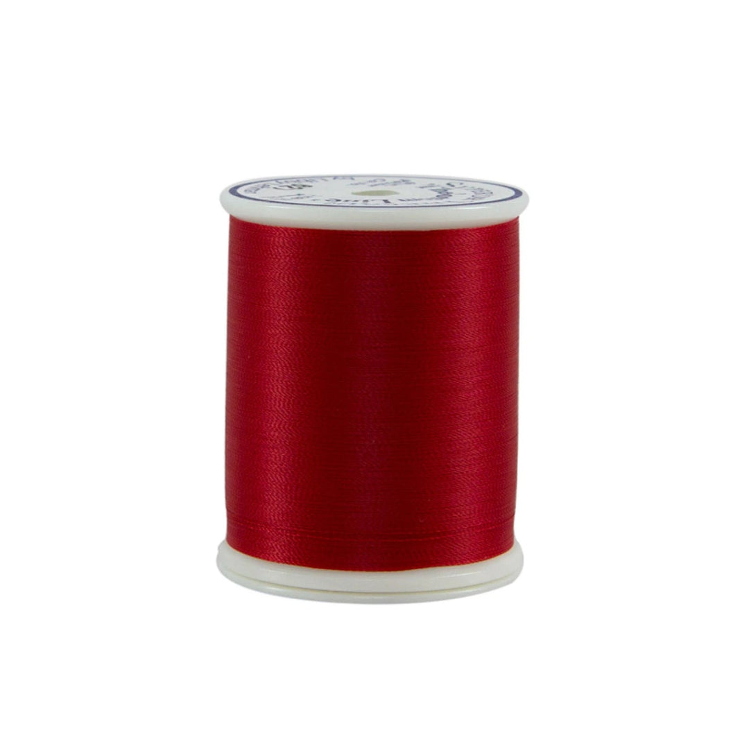 Bottom Line Polyester Thread 1420yds/1298metres | Bright Red - 627 - Maple Leaf Quilting Company Ltd.