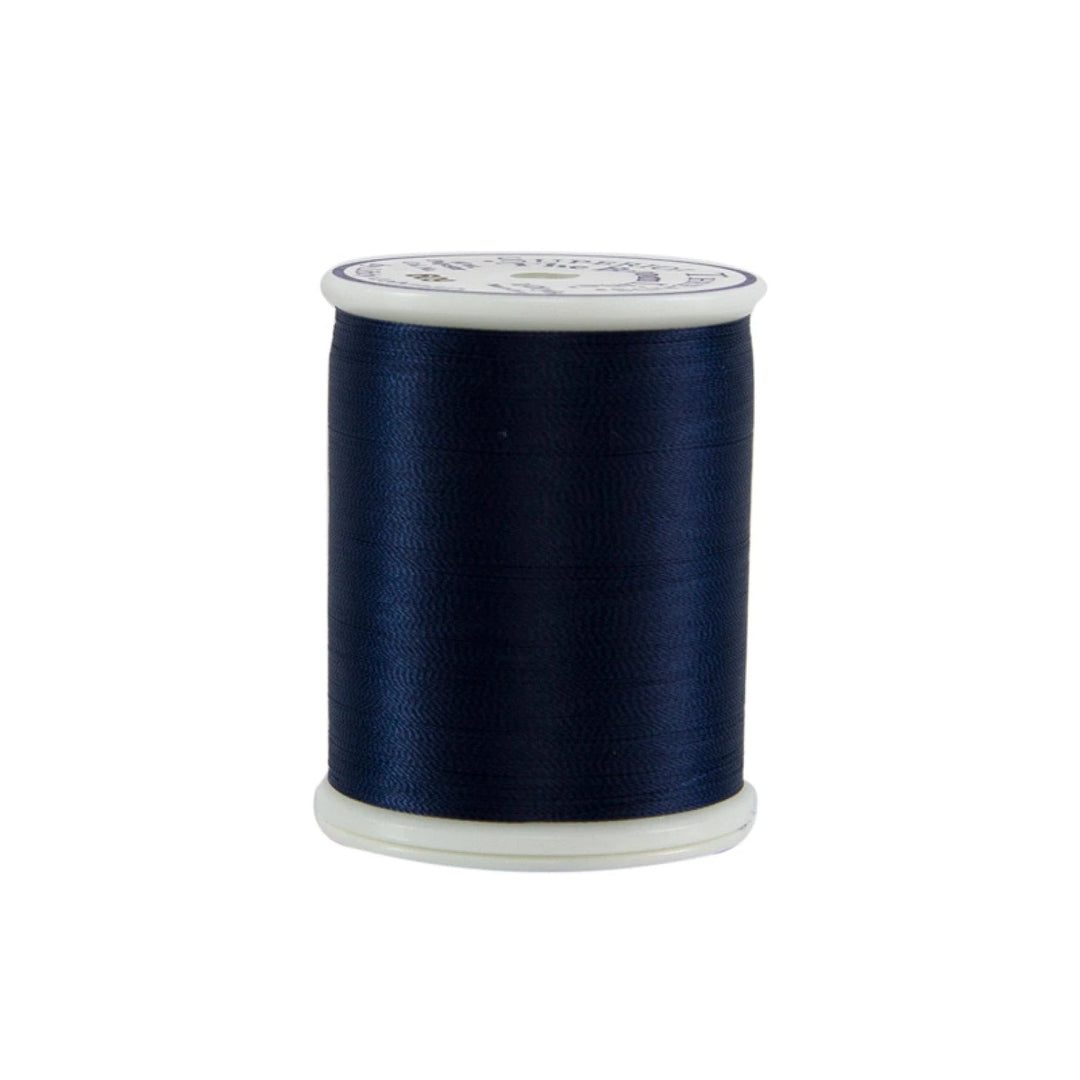 Bottom Line Polyester Thread 1420yds/1298metres | Dark Blue - 609 - Maple Leaf Quilting Company Ltd.