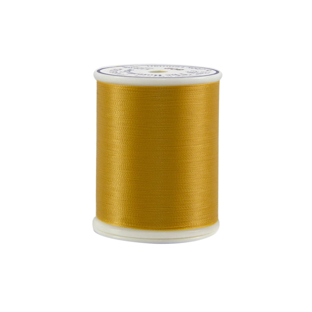 Bottom Line Polyester Thread 1420yds/1298metres | Gold - 602 - Maple Leaf Quilting Company Ltd.