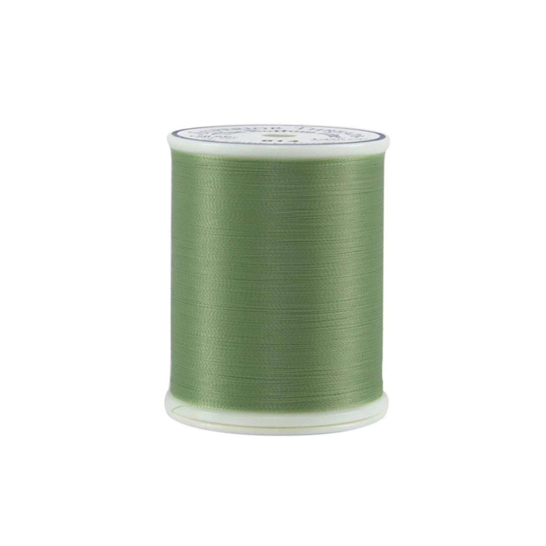 Bottom Line Polyester Thread 1420yds/1298metres | Light Green - 614 - Maple Leaf Quilting Company Ltd.