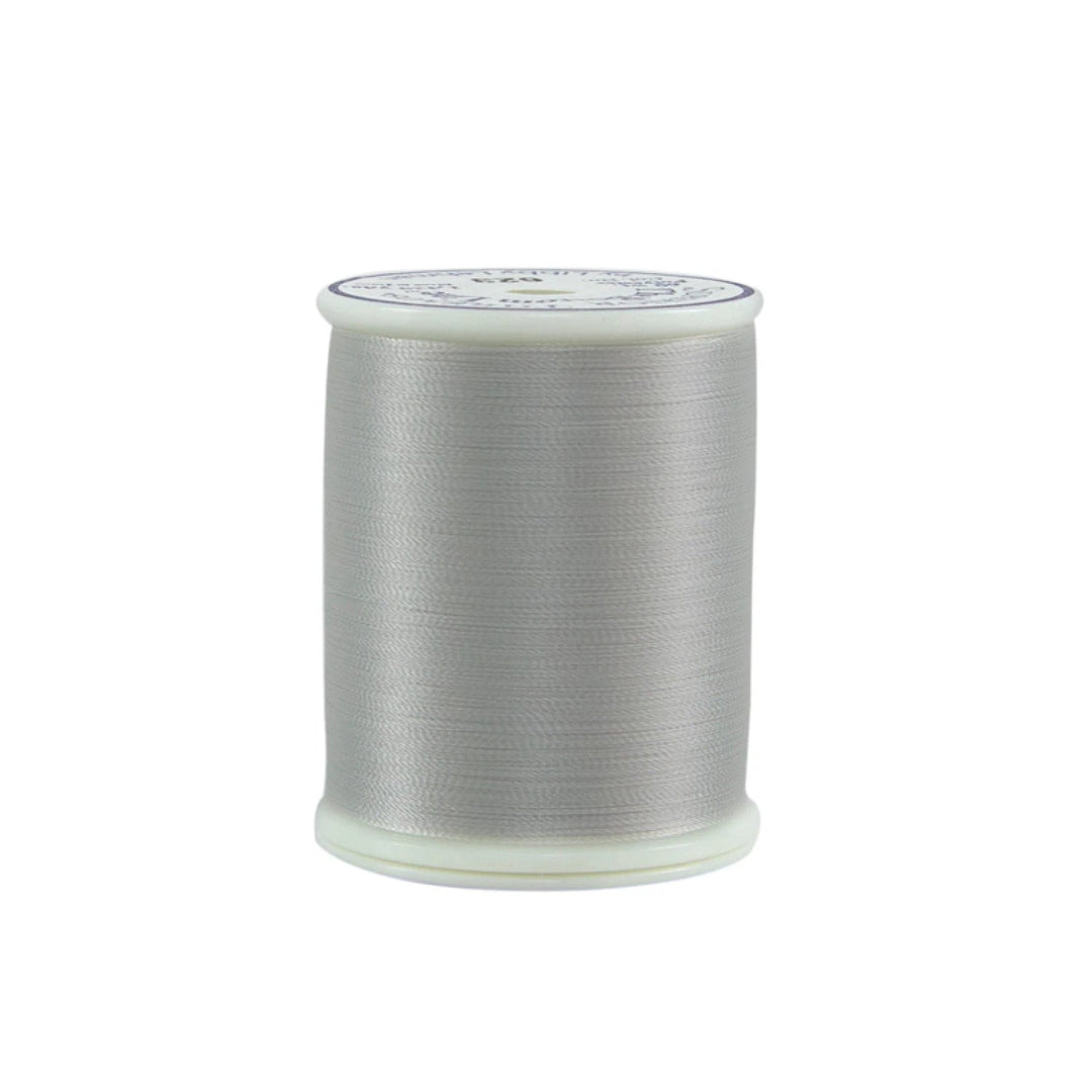 Bottom Line Polyester Thread 1420yds/1298metres | Silver - 623 - Maple Leaf Quilting Company Ltd.