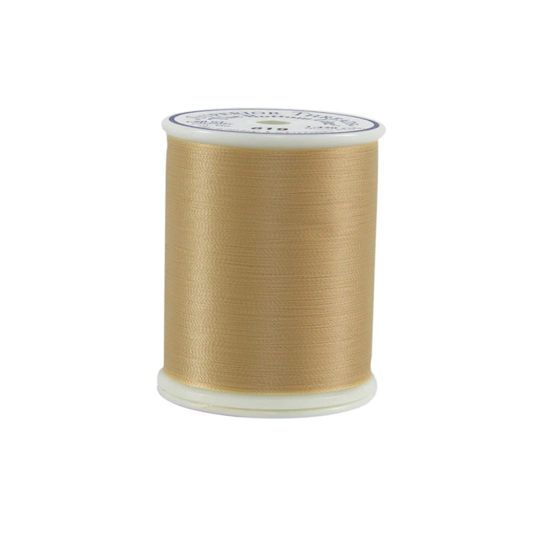Bottom Line Polyester Thread 1420yds/1298metres | Tan - 619 - Maple Leaf Quilting Company Ltd.