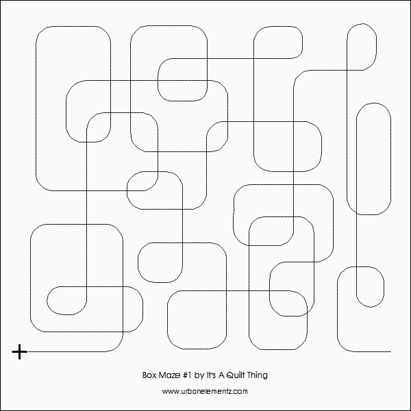 Box Maze #1 - 9.5” Paper Pantograph
