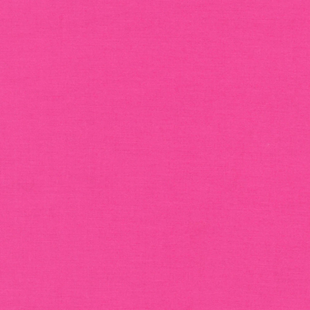 Bright Pink KONA Solid 44” – Sold in UNITS of ¼ metre - Maple Leaf Quilting Company Ltd.