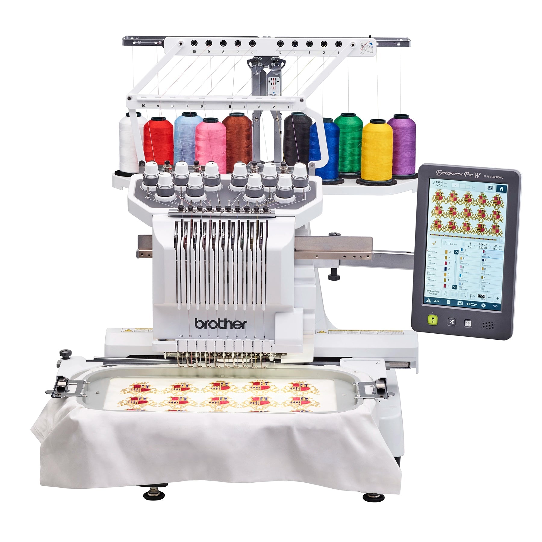 Brother Entrepreneur Pro W PR1060W 10 Needle Embroidery Machine - Maple Leaf Quilting Company Ltd.