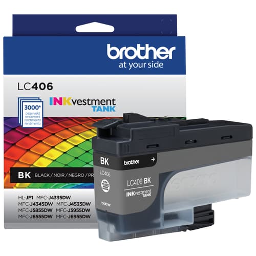 Brother InkVestment Ink Cartridge - Black - Maple Leaf Quilting Company Ltd.