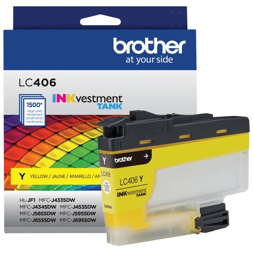 Brother InkVestment Ink Cartridge - Yellow - Maple Leaf Quilting Company Ltd.