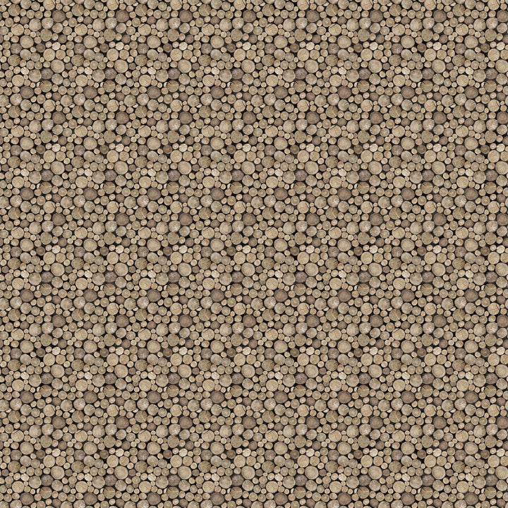 Brown Crossgrain Logs - Winter Woodland | 43/44" Cotton (28872 - 14) - Sold in UNITS of ¼ metre - Maple Leaf Quilting Company Ltd.