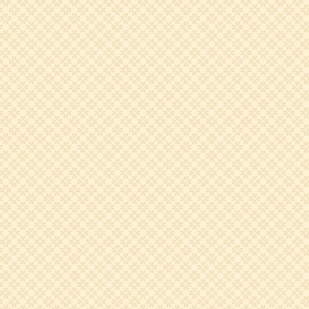 Caramel Macchiato Daisy Eights | 43/44" Cotton (39089 - 200) - Sold in UNITS of ¼ metre - Maple Leaf Quilting Company Ltd.