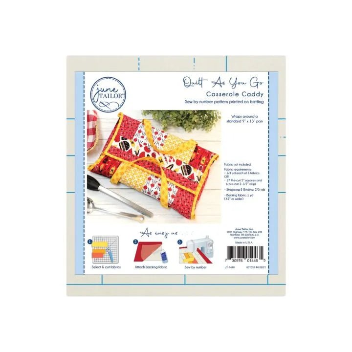 Casserole Caddy Quilt - As - You - Go Kit - Maple Leaf Quilting Company Ltd.