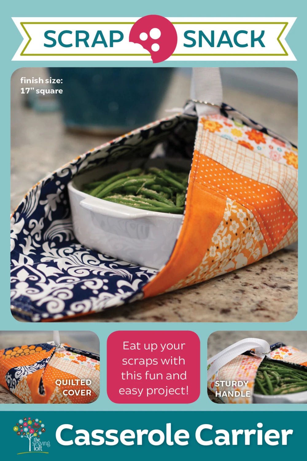 Casserole Carrier (TSL104SS) - Maple Leaf Quilting Company Ltd.