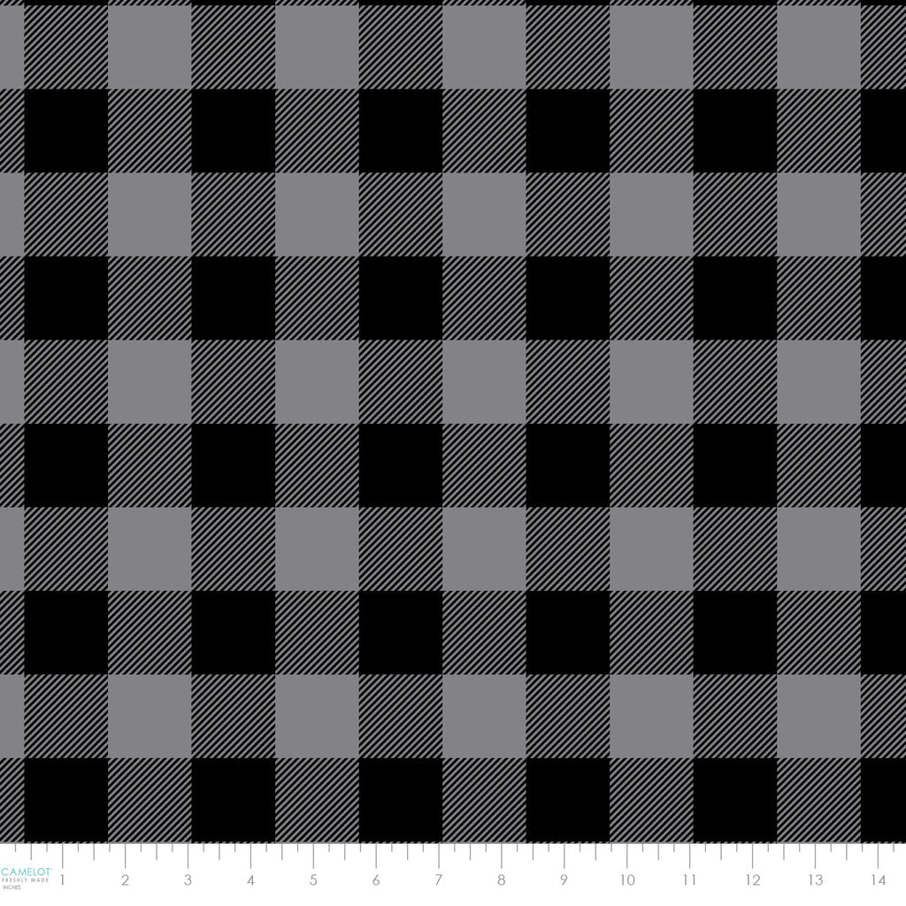 Charcoal - 🇨🇦 North of Ordinary 44" Wide Cotton (21250104-02) - Maple Leaf Quilting Company Ltd.
