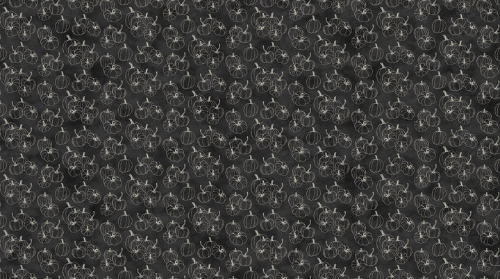 Charcoal Pumpkin Blender - Night Owl | 43/44" Cotton (DP28852 - 96) - Sold in UNITS of ¼ metre - Maple Leaf Quilting Company Ltd.