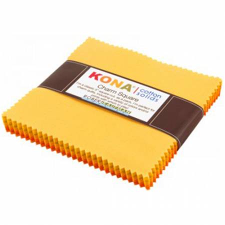 Charm Pack - 5in Squares Kona Cotton Solids - Citrus Burst (42pcs) - Maple Leaf Quilting Company Ltd.