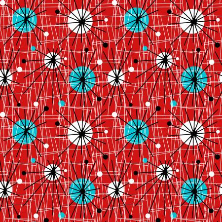 Cherry Atomic 108" Cotton (WBX5440 - CHER) – Sold in UNITS of ¼ metre - Maple Leaf Quilting Company Ltd.