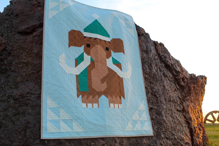 Chilly Mammoth Quilt Pattern (AECM0525) - Maple Leaf Quilting Company Ltd.