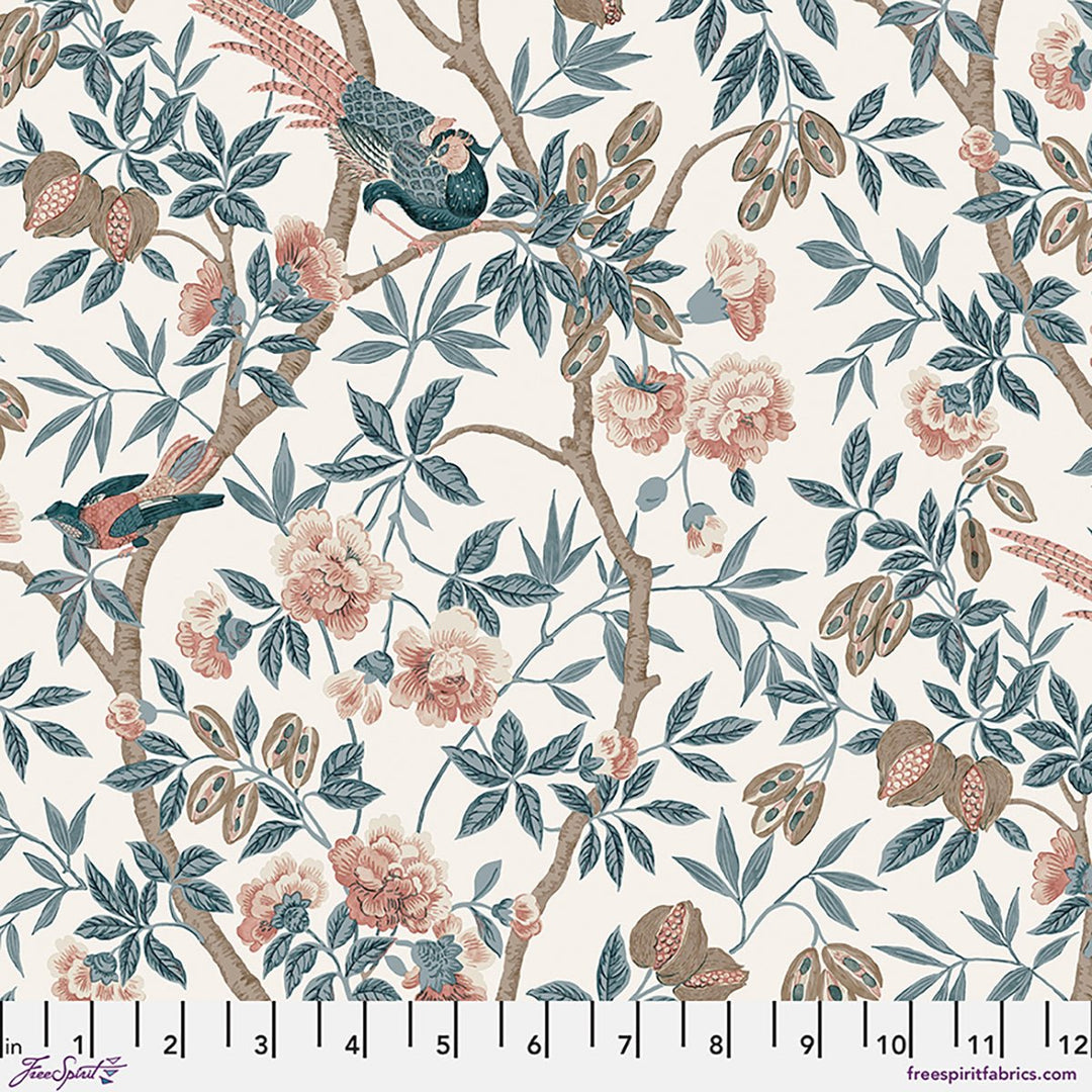 Chiswick Grove Abbeville - Blue | 43/44" Cotton - Maple Leaf Quilting Company Ltd.