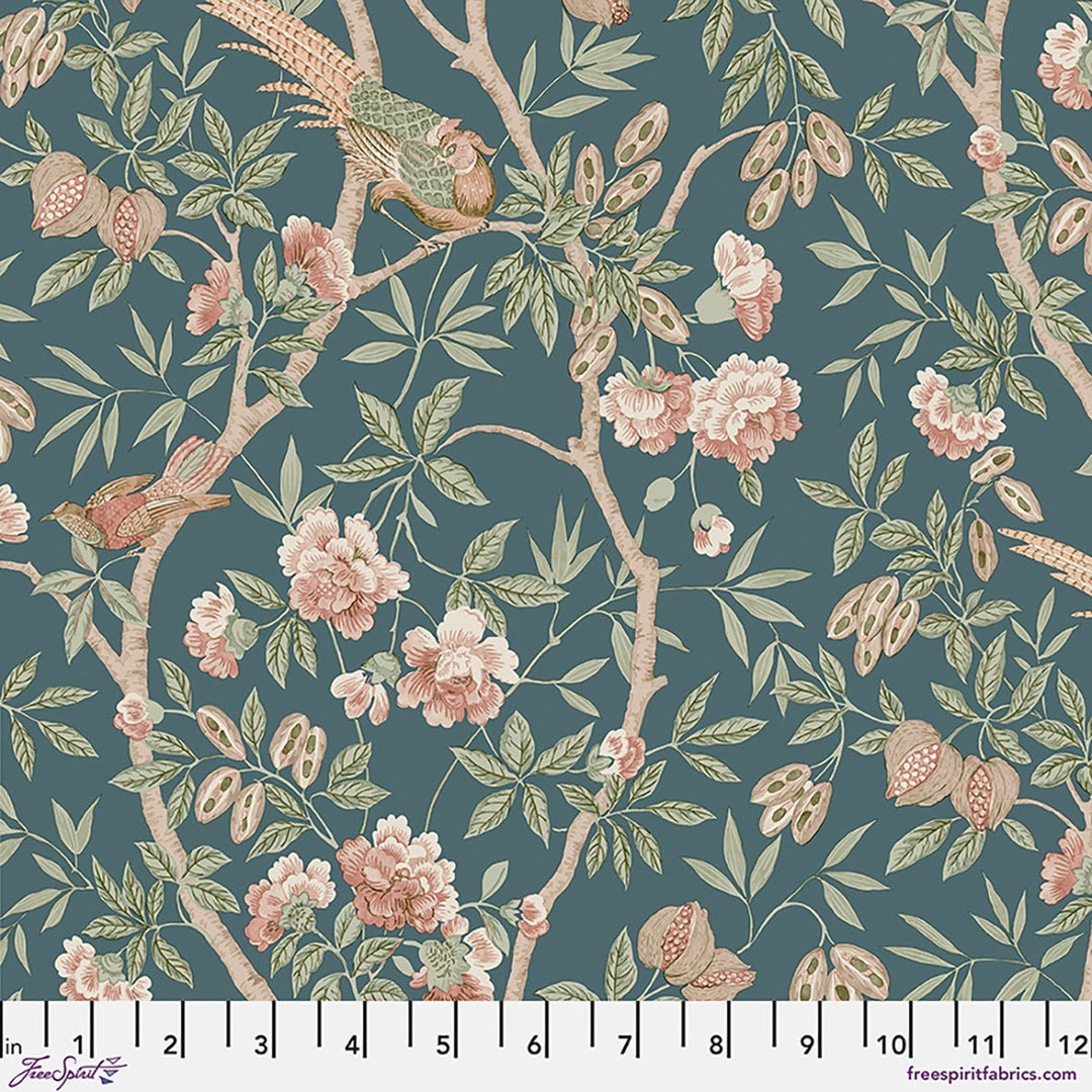 Chiswick Grove Abbeville - Ink | 43/44" Cotton - Maple Leaf Quilting Company Ltd.
