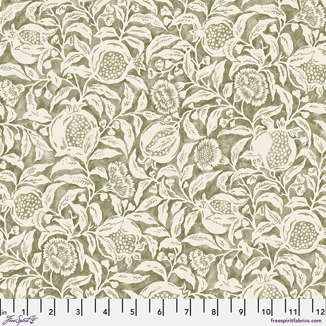 Chiswick Grove Annandale - Olive | 43/44" Cotton - Maple Leaf Quilting Company Ltd.