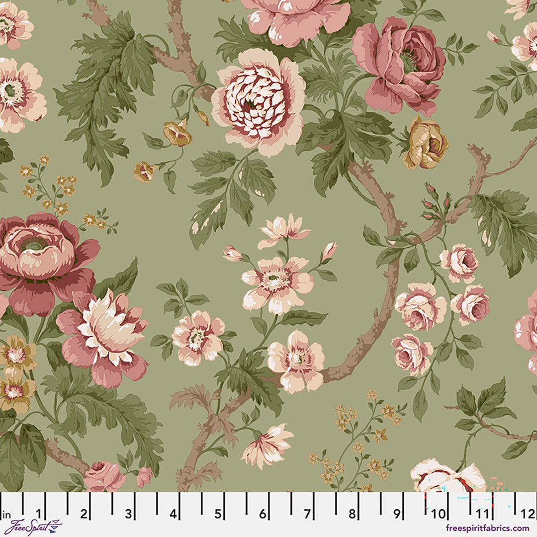 Chiswick Grove Hykenham - Sage | 43/44" Cotton - Maple Leaf Quilting Company Ltd.