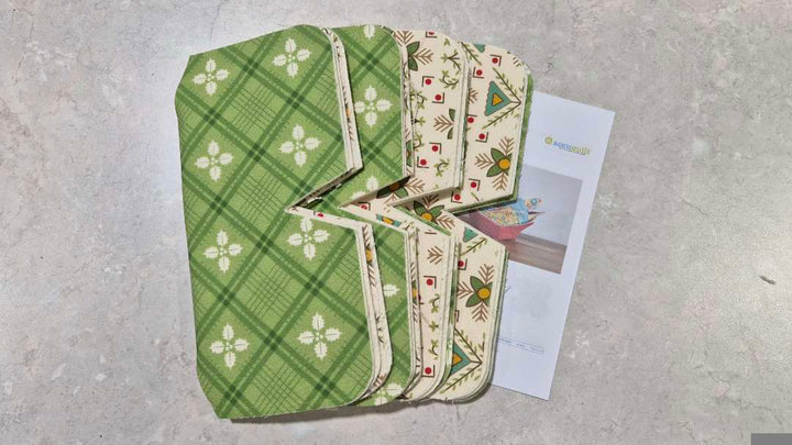 Christmas Bowl Cozy Kits (4pck) - Maple Leaf Quilting Company Ltd.