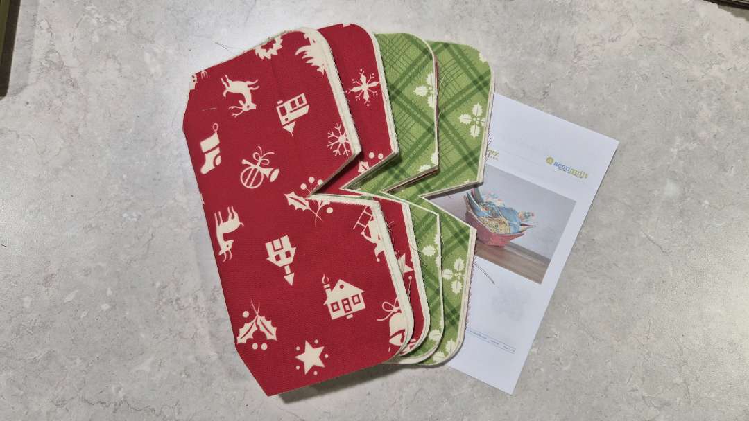 Christmas Bowl Cozy Kits (4pck) - Maple Leaf Quilting Company Ltd.