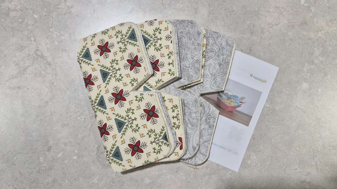 Christmas Bowl Cozy Kits (4pck) - Maple Leaf Quilting Company Ltd.