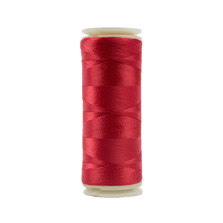Christmas Red - 605 | InvisaFil™ 100wt Invisible Cottonized Polyester Thread (400m/437yd) - Maple Leaf Quilting Company Ltd.