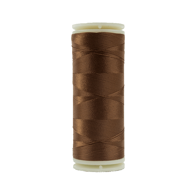 Cinnamon - 722 | InvisaFil™ 100wt Invisible Cottonized Polyester Thread (400m/437yd) - Maple Leaf Quilting Company Ltd.